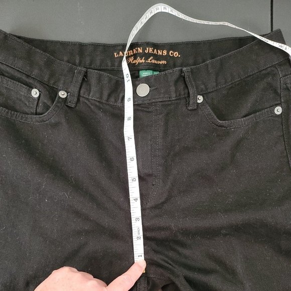 Lauren Ralph Lauren Women's Black Jeans Size 5 Classic Bootcut - Picture 6 of 9